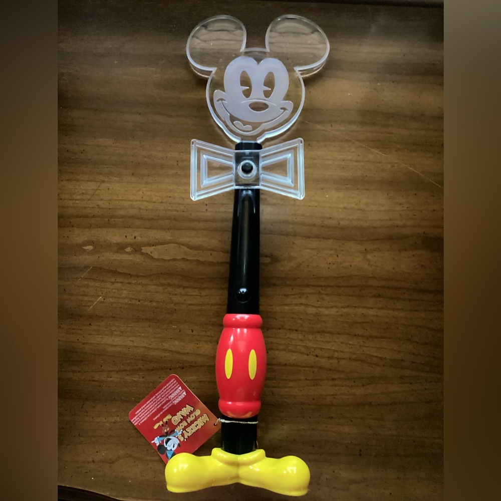 Mickey Mouse 90th Anniversary Kids Toy Wand - Red and Black